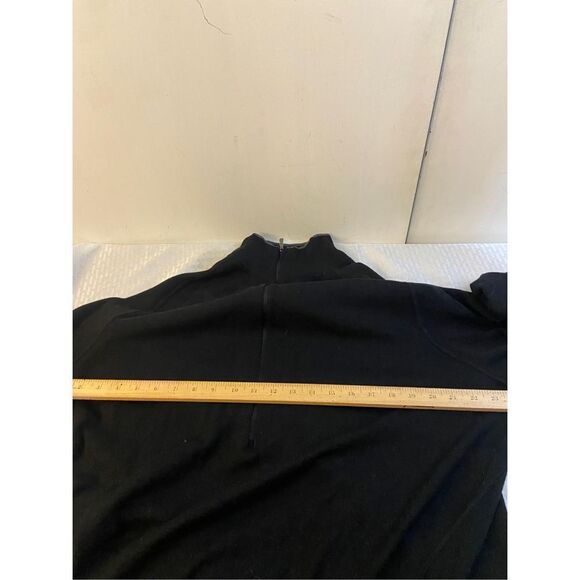 SmartWool Black 1/2 zipper ribbed pullover xxl Merino rn#116388 2x - Picture 4 of 6